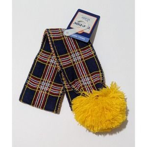 4/$20 PetSmart top paw dog scarf s m small medium pom plaid check winter fall